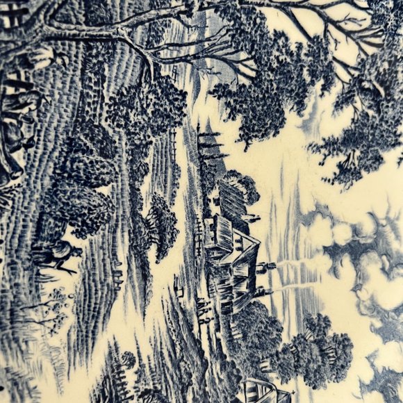 Vintage Ridgway Staffordshire Ironstone "Meadow Sweet" Dinner Plates - Set of 3 - Picture 2 of 3